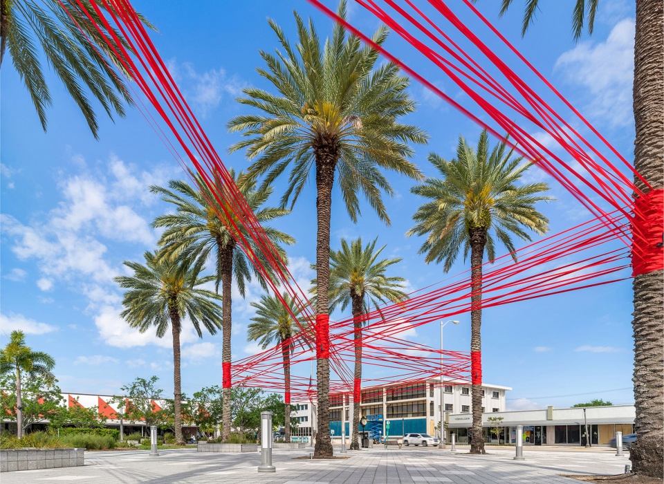 the visible invisible temporary covid 19 memorial by amlgmatd