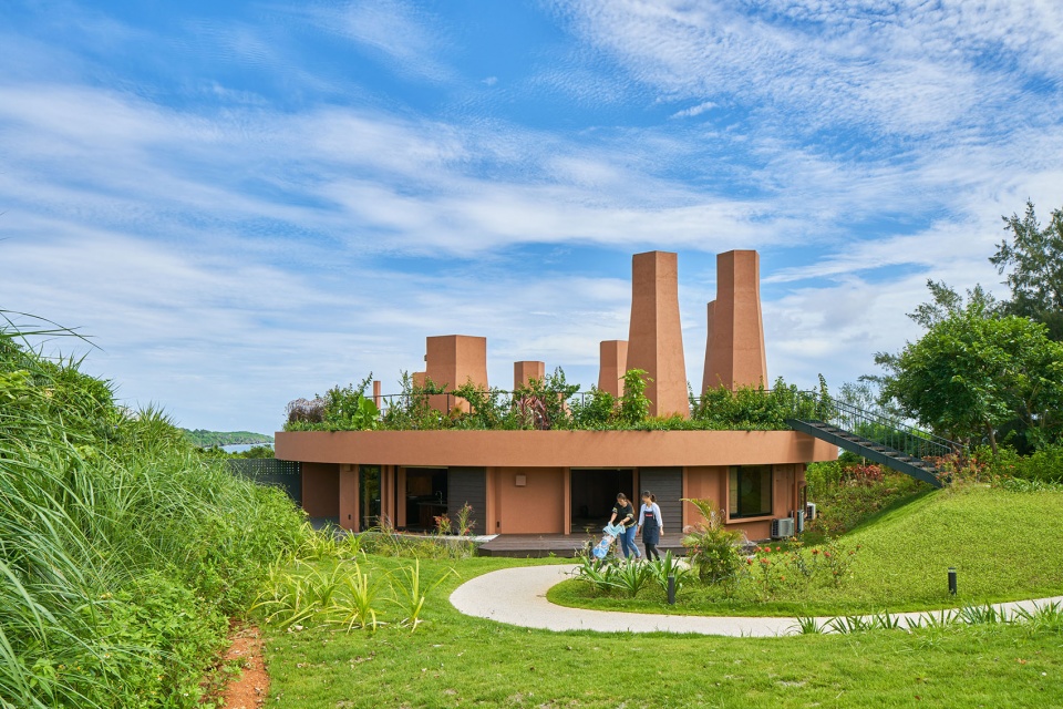 Care house of the Wind Chimneys by Hiroshi Nakamura NAP