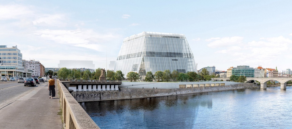 big won the competition for the pragues vltava philharmonic hall