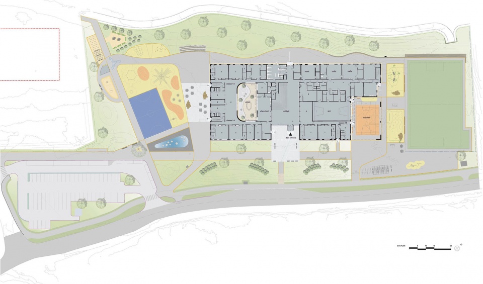 borgafjellet elementary school by link arkitektur