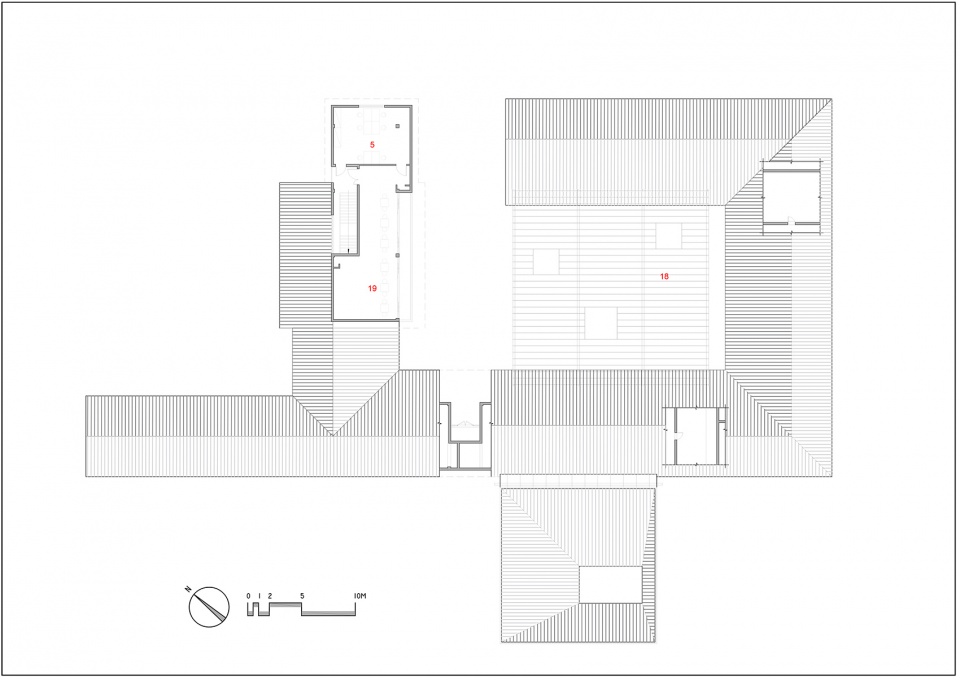 northwest visitor centre jiabei country park by atelier z