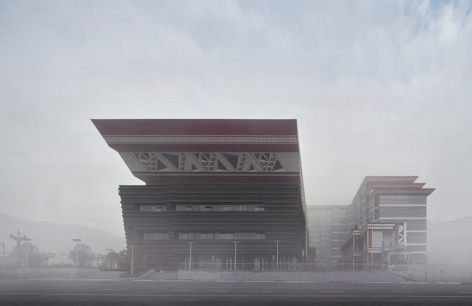 Visitor Center of Xingwen Stone Forest Global Geo Park China by Gu Zhihong Studio AATU