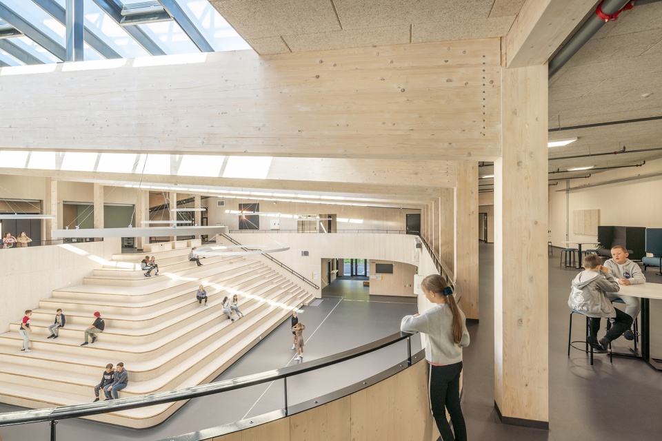borgafjellet elementary school by link arkitektur