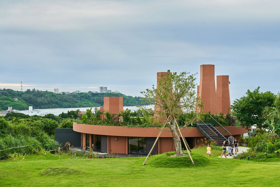 Care house of the Wind Chimneys by Hiroshi Nakamura NAP