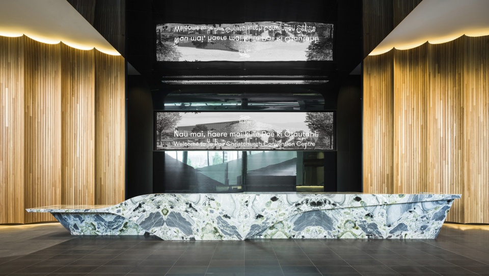 te pae christchurch convention and exhibition centre by woods bagot
