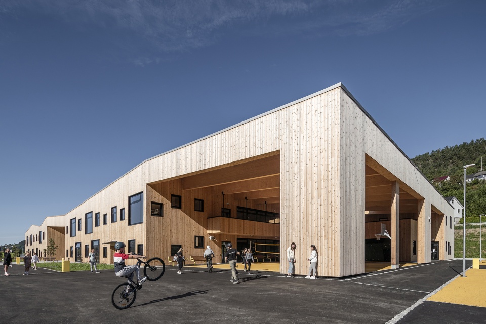 borgafjellet elementary school by link arkitektur