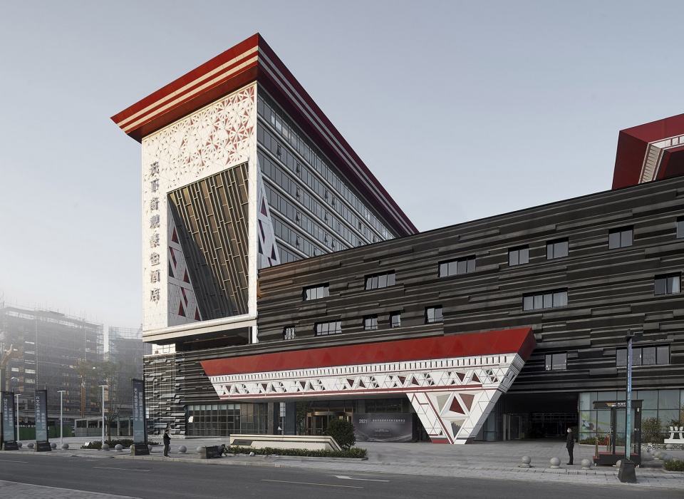 Visitor Center of Xingwen Stone Forest Global Geo Park China by Gu Zhihong Studio AATU