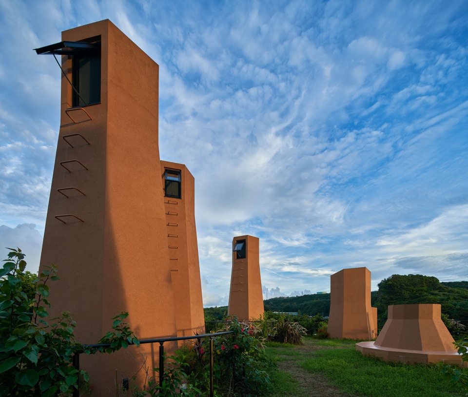Care house of the Wind Chimneys by Hiroshi Nakamura NAP