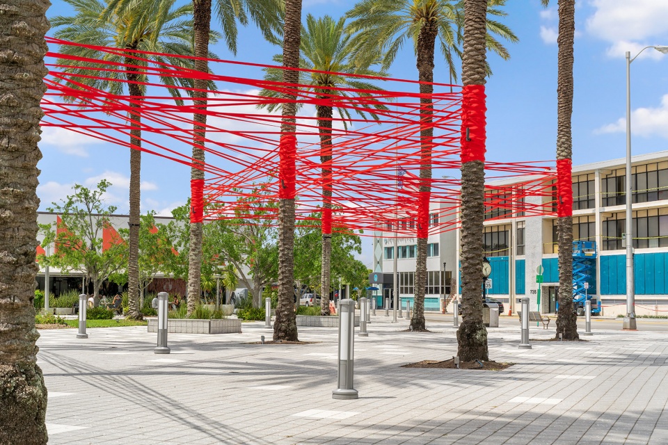 the visible invisible temporary covid 19 memorial by amlgmatd
