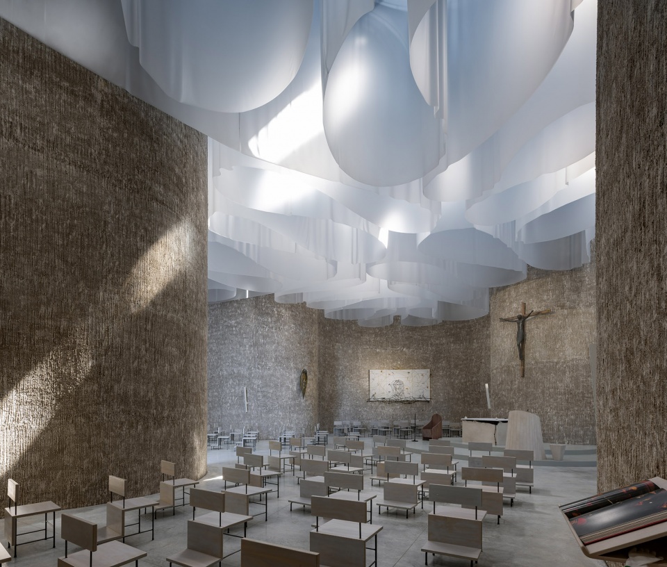 The church of Santa Maria Goretti by Mario Cucinella Architects