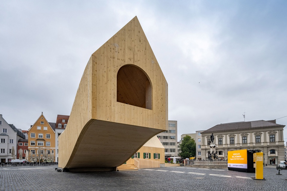 fuggerei next500 pavilion and three proposals for fuggerei of the future mvrdv