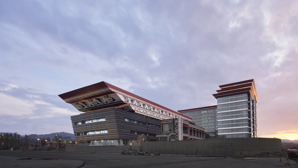 Visitor Center of Xingwen Stone Forest Global Geo Park China by Gu Zhihong Studio AATU