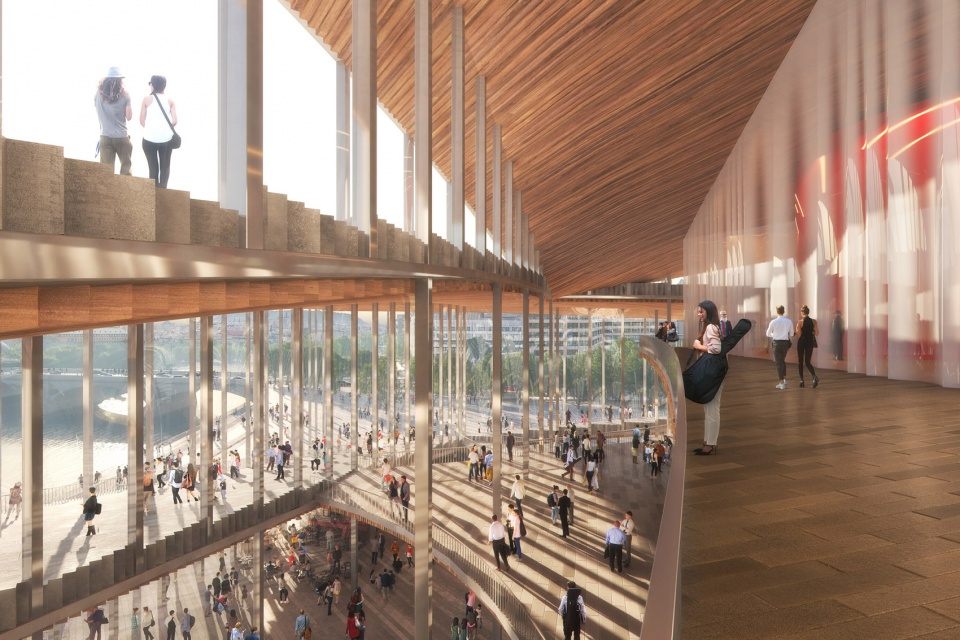 big won the competition for the pragues vltava philharmonic hall