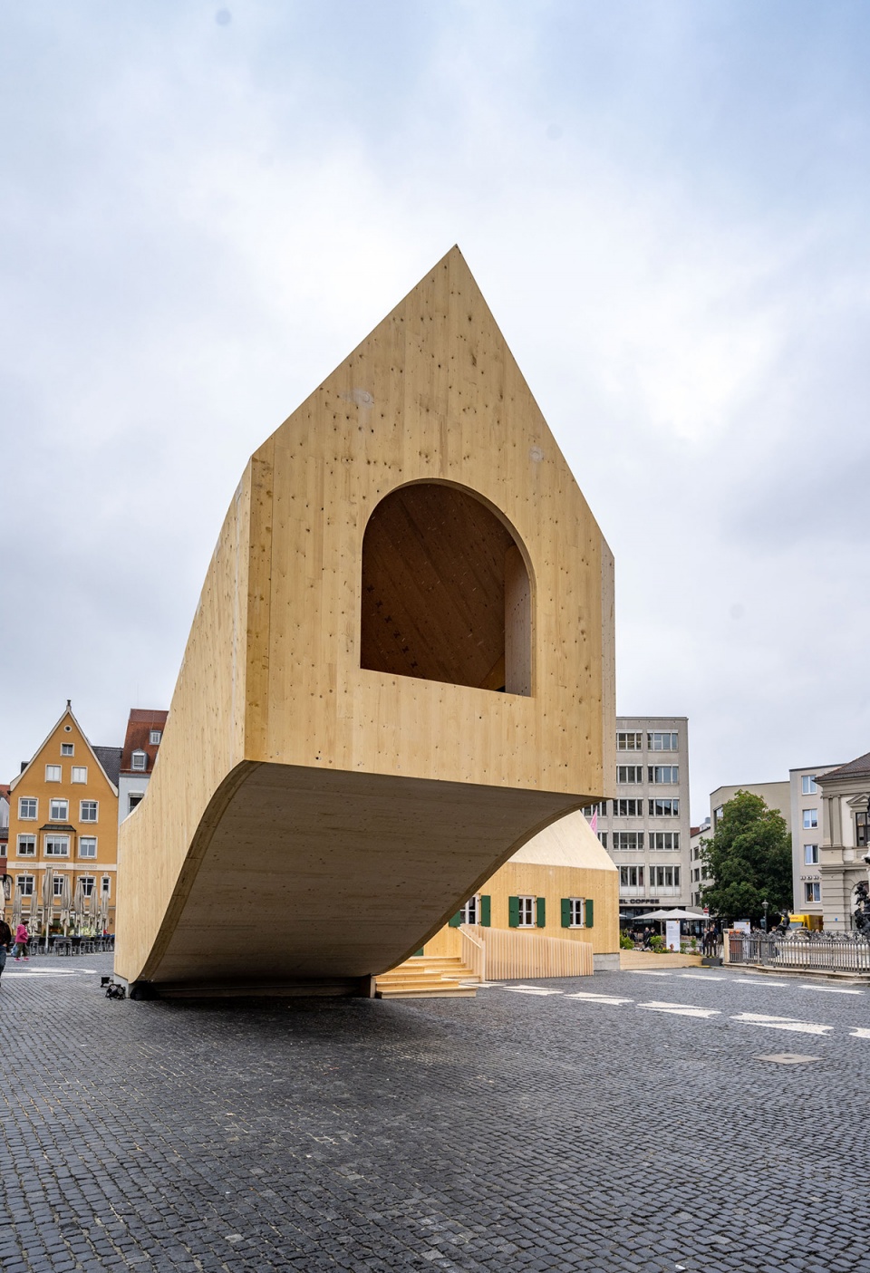 fuggerei next500 pavilion and three proposals for fuggerei of the future mvrdv