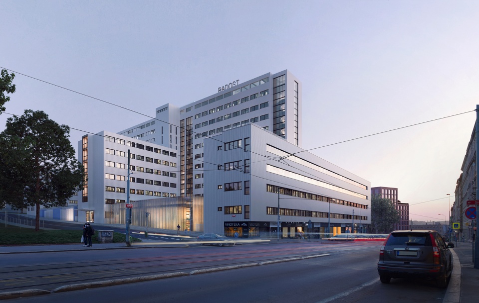 revitalization of pragues first skyscraper qarta architektura
