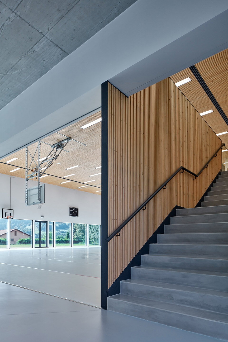 Hrozenkov Primary School Sports Hall by Consequence forma architects