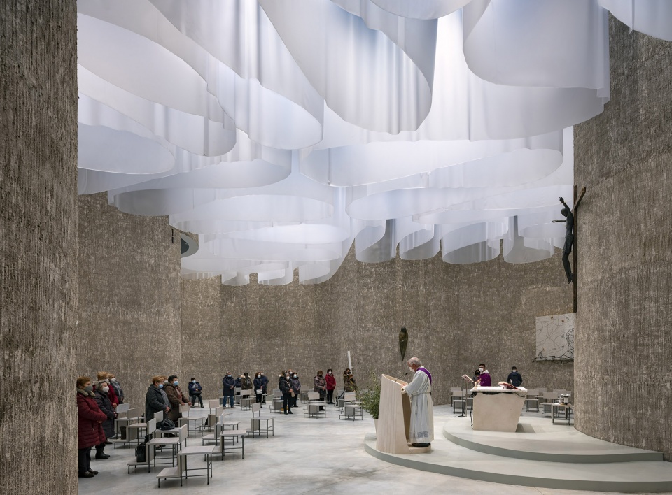 The church of Santa Maria Goretti by Mario Cucinella Architects
