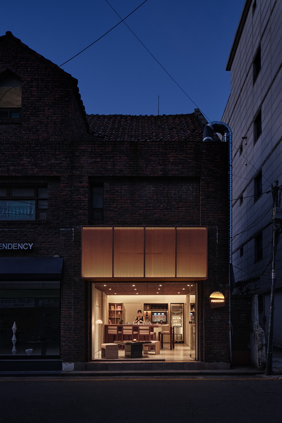 pinocchio gelato shop by warp and woof