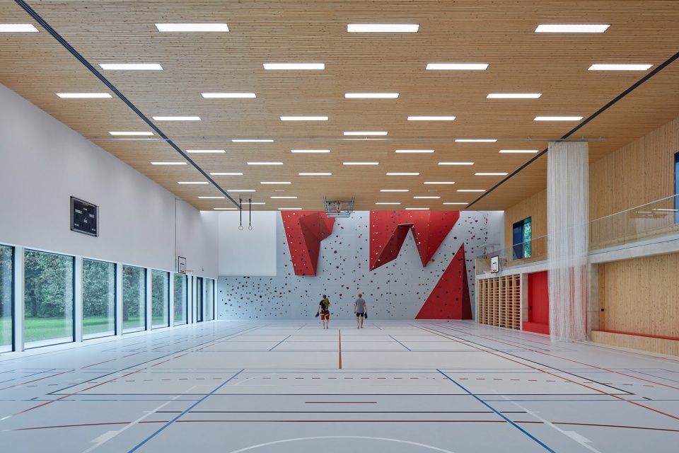 Hrozenkov Primary School Sports Hall by Consequence forma architects