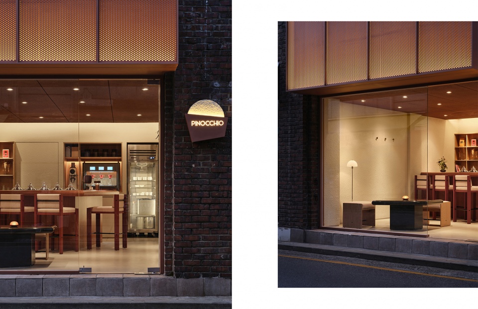 pinocchio gelato shop by warp and woof