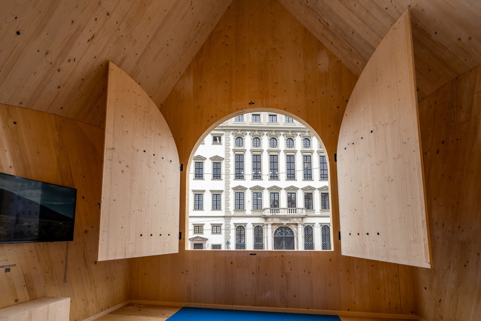 fuggerei next500 pavilion and three proposals for fuggerei of the future mvrdv