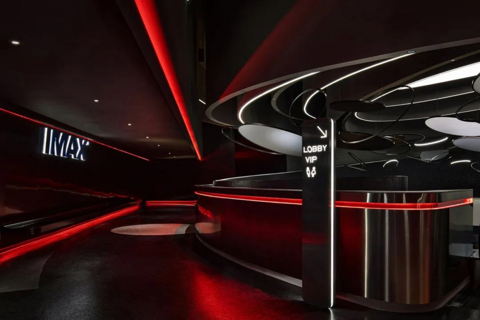 Longgang Vanke Plaza CINESKY Cinema China by Oft Interiors