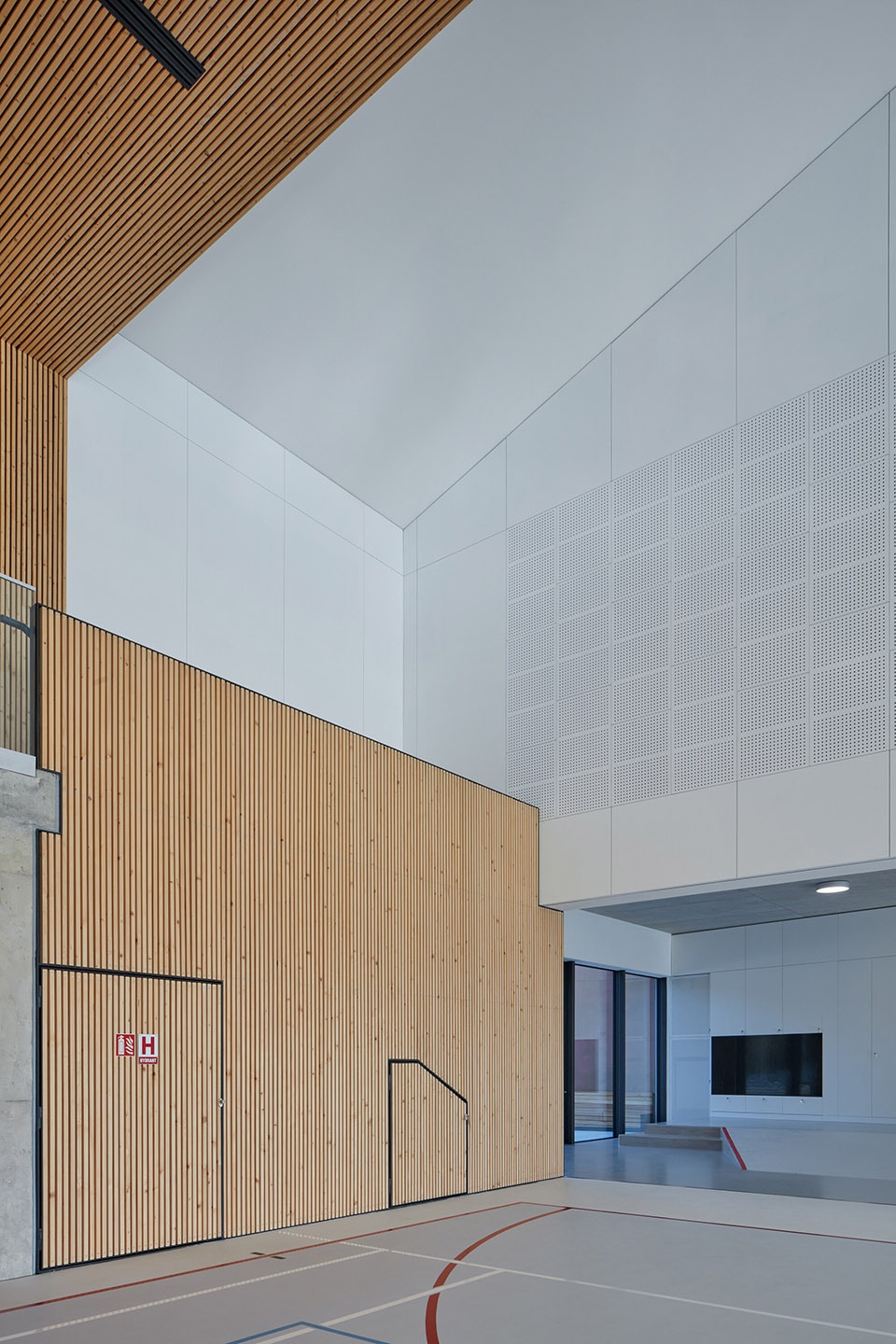 Hrozenkov Primary School Sports Hall by Consequence forma architects