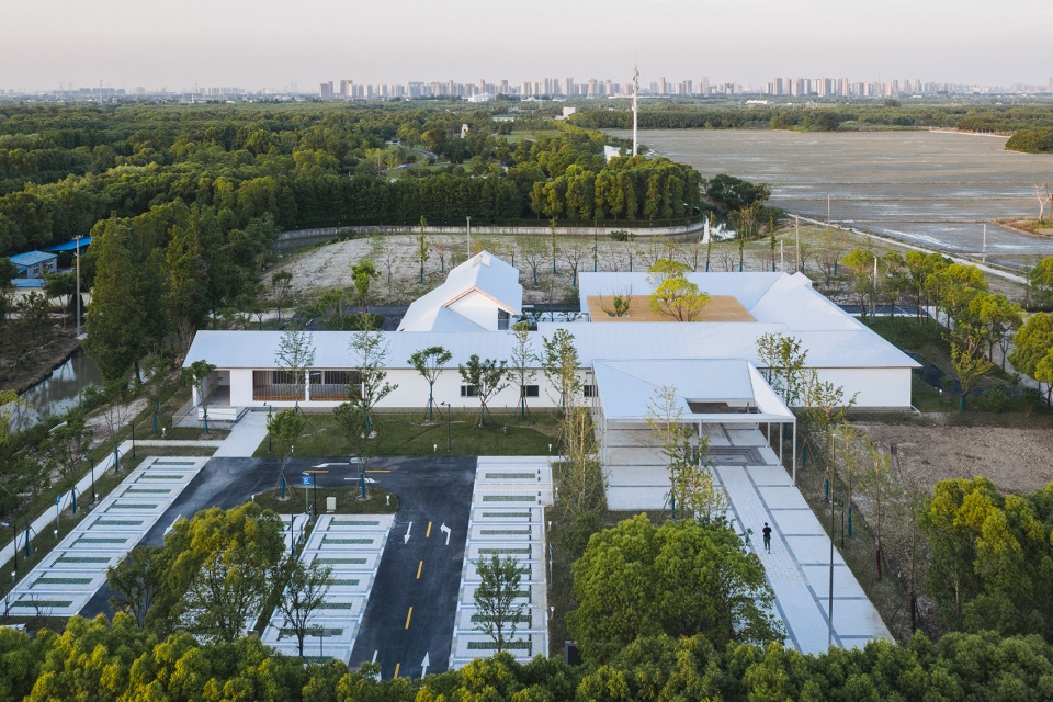 northwest visitor centre jiabei country park by atelier z