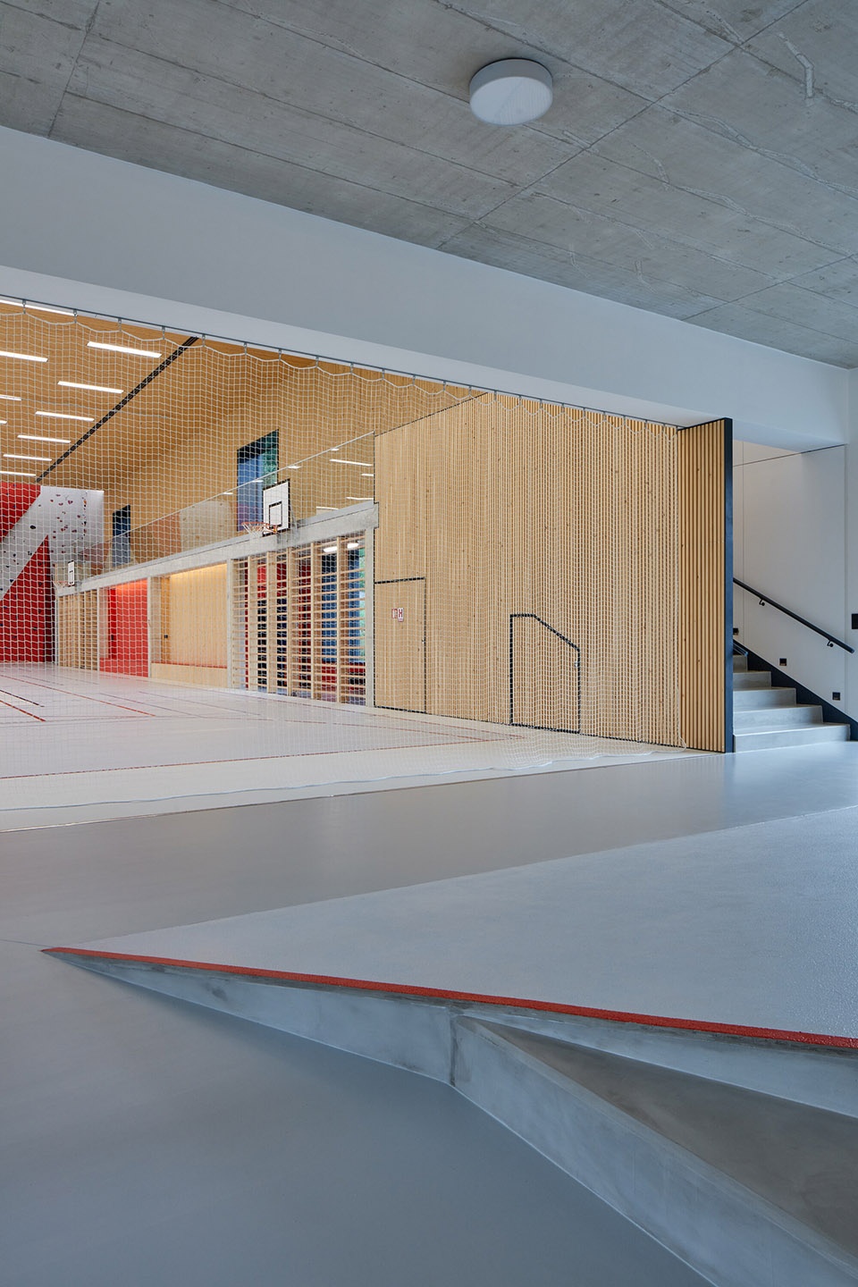 Hrozenkov Primary School Sports Hall by Consequence forma architects