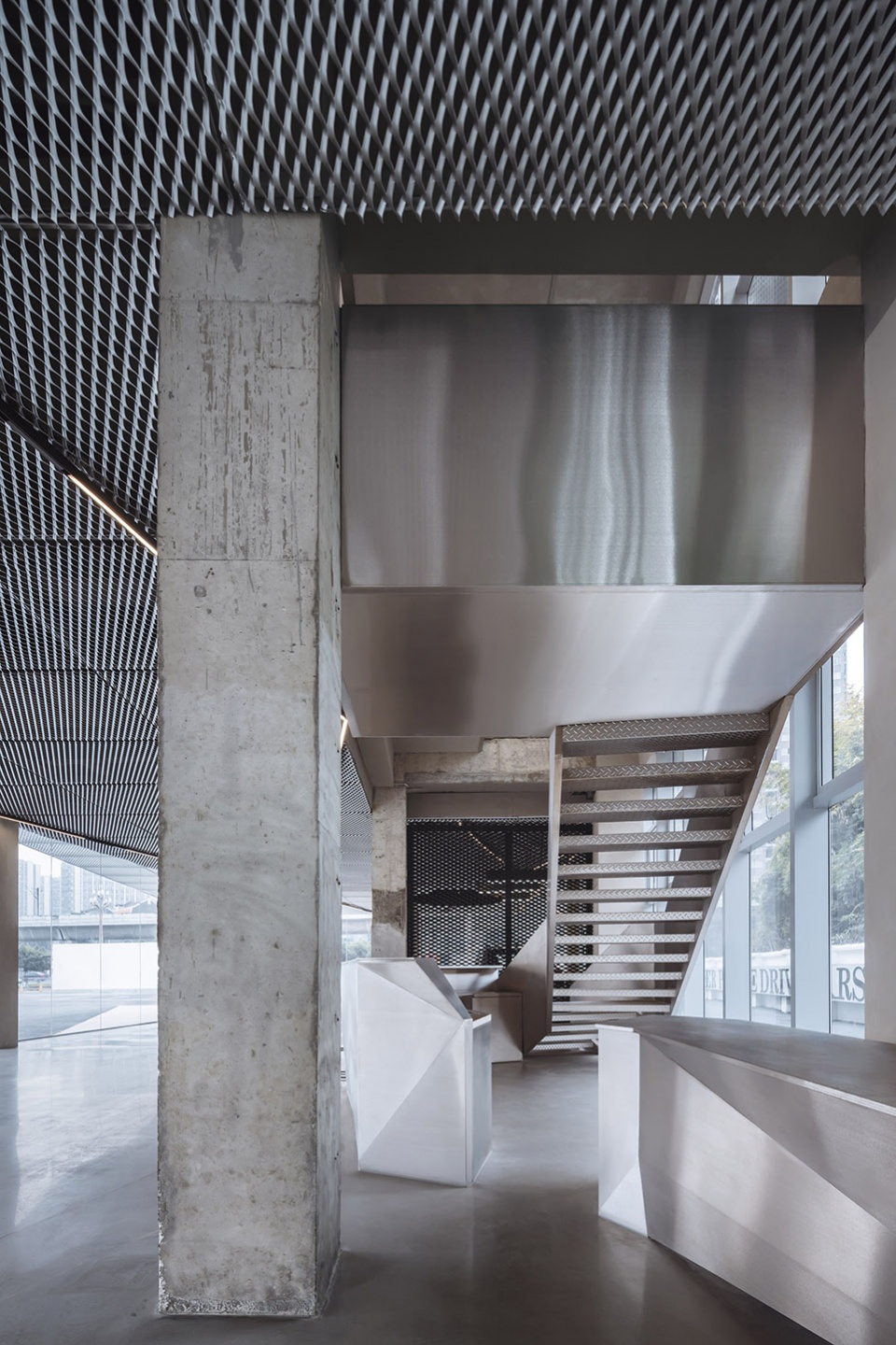 chengdu baochuang mini showroom complex china by archihope