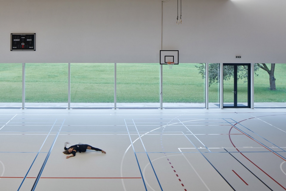 Hrozenkov Primary School Sports Hall by Consequence forma architects