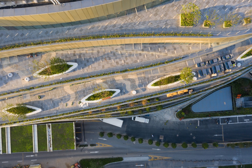 landscape design of hall of the sun china by horizon atmosphere landscape