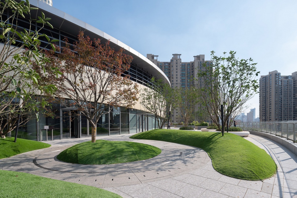 landscape design of hall of the sun china by horizon atmosphere landscape