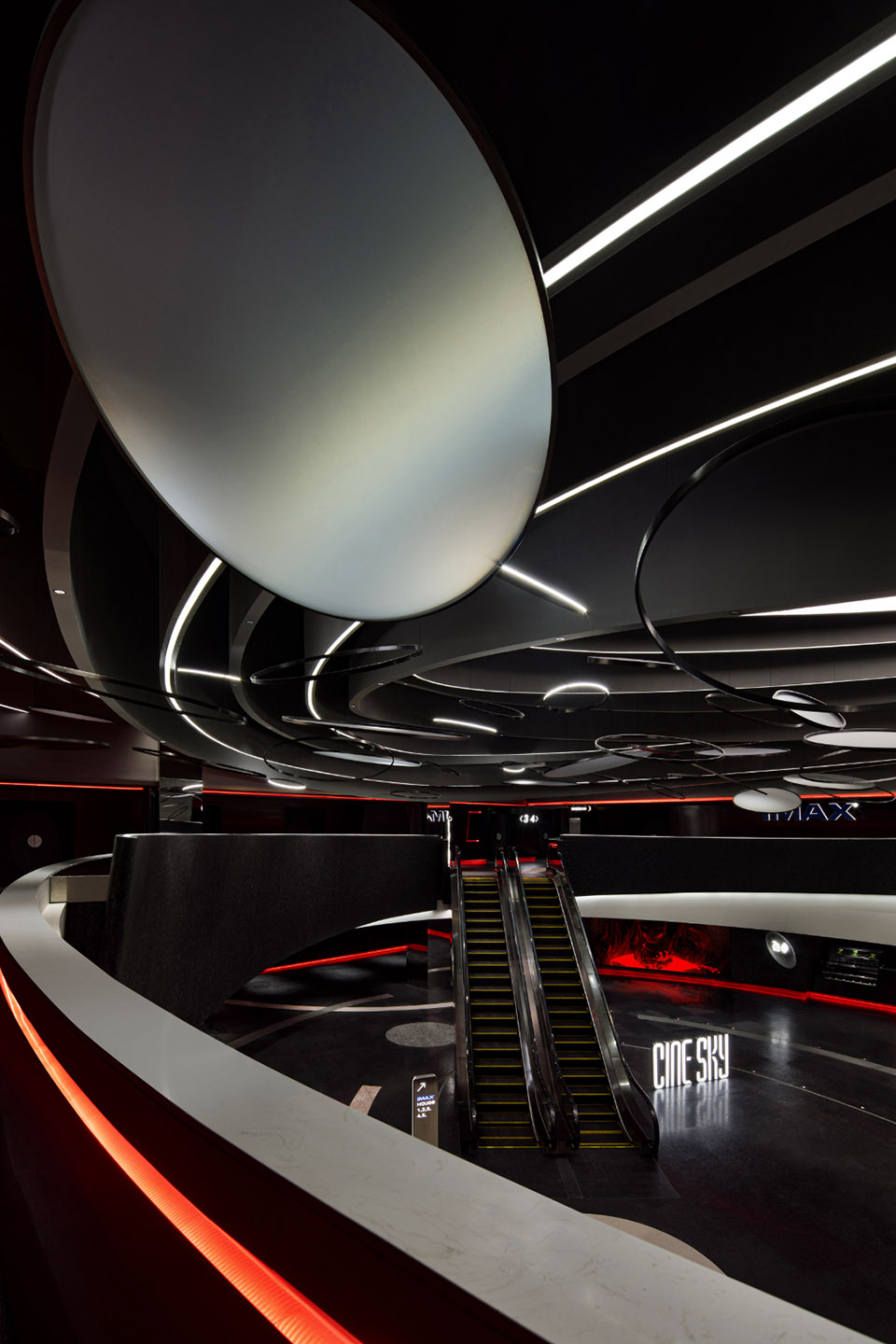 Longgang Vanke Plaza CINESKY Cinema, China by Oft Interiors - 谷德设计网