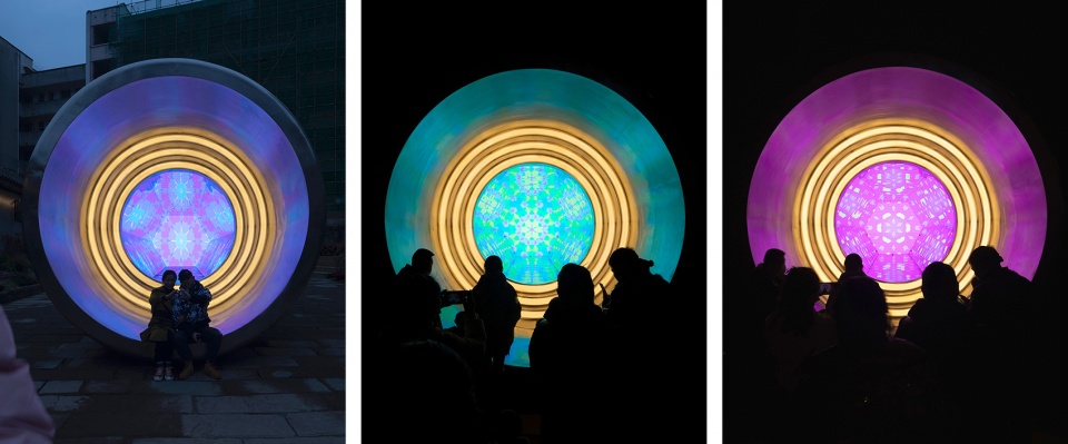 light kaleidoscope china by huanxing space