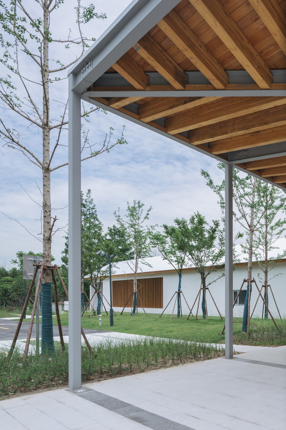 northwest visitor centre jiabei country park by atelier z