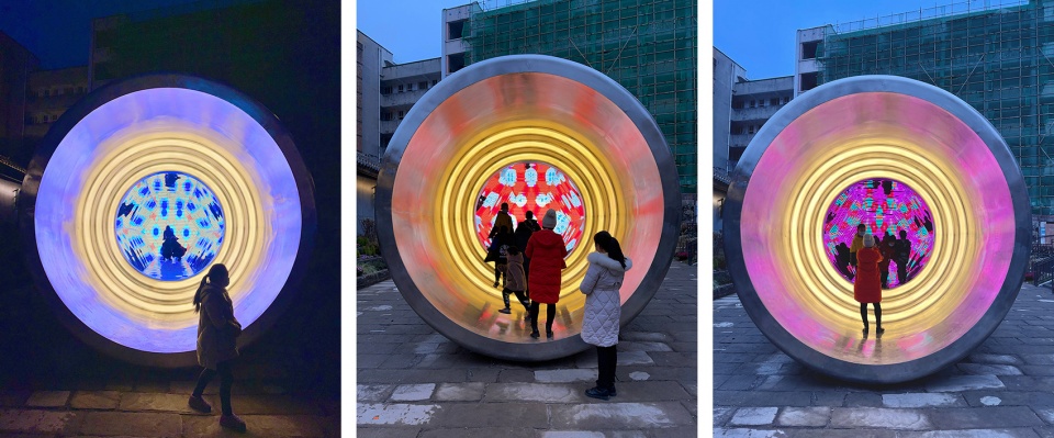 light kaleidoscope china by huanxing space