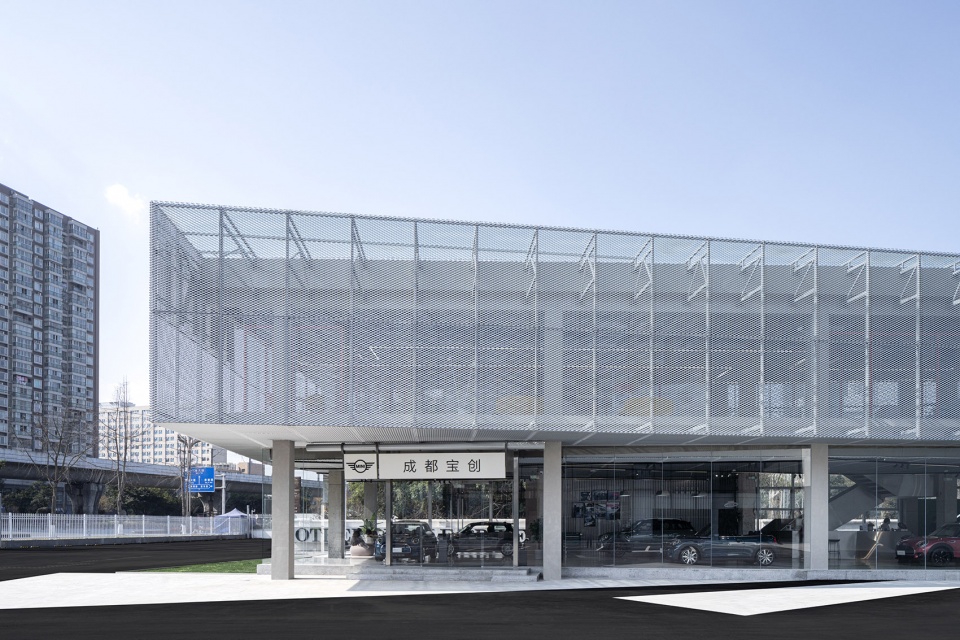 chengdu baochuang mini showroom complex china by archihope