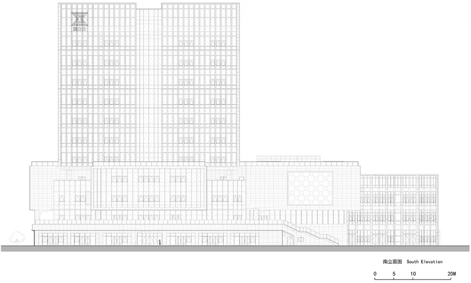 e cube development center china by gen architects