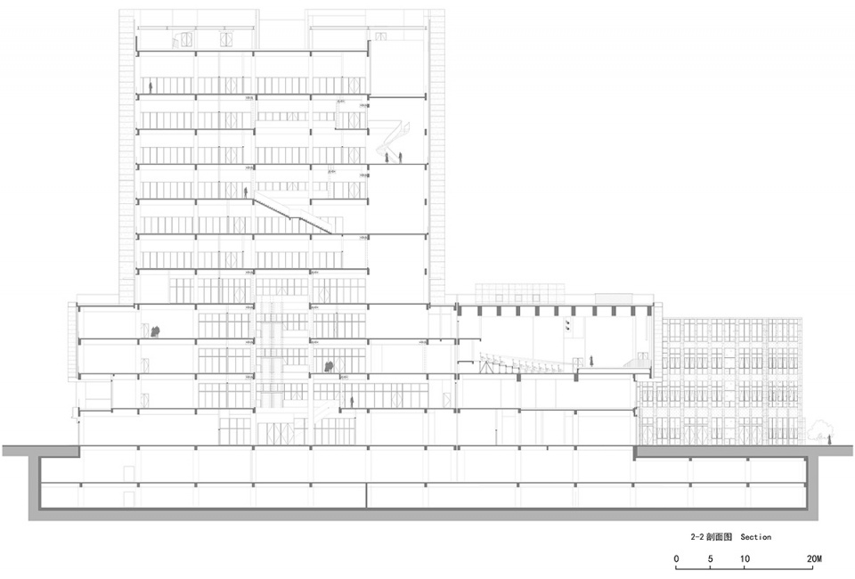 e cube development center china by gen architects
