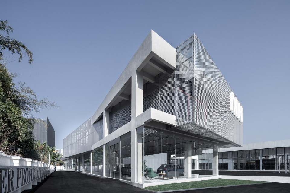 chengdu baochuang mini showroom complex china by archihope