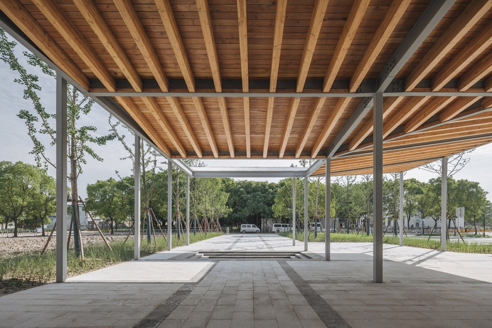 northwest visitor centre jiabei country park by atelier z