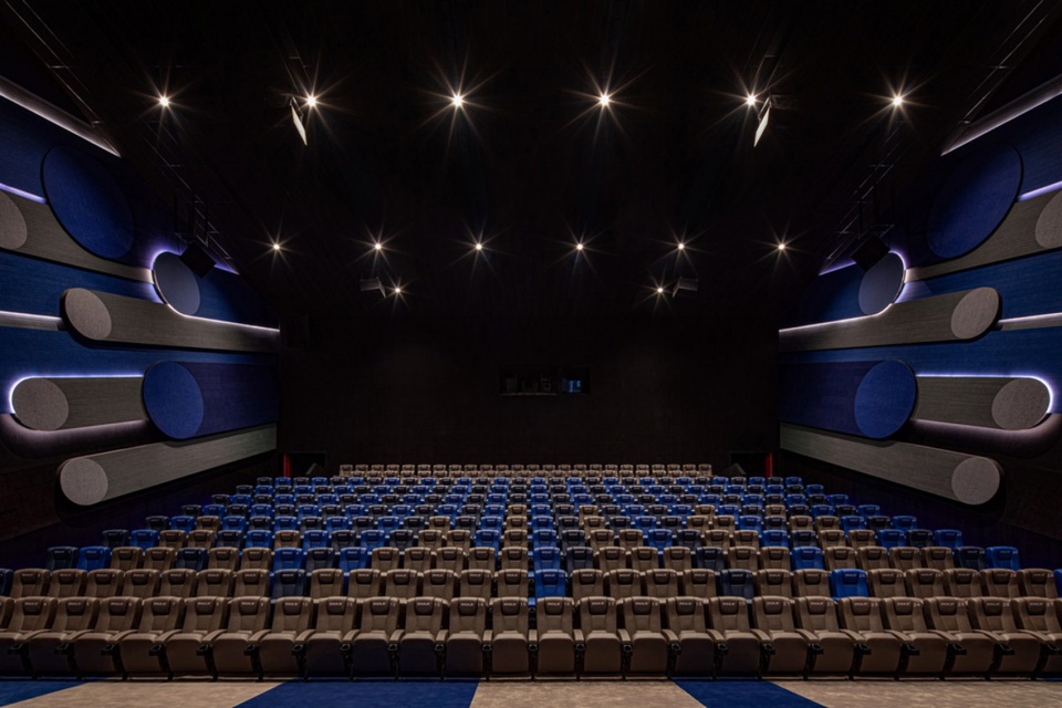 Longgang Vanke Plaza CINESKY Cinema China by Oft Interiors