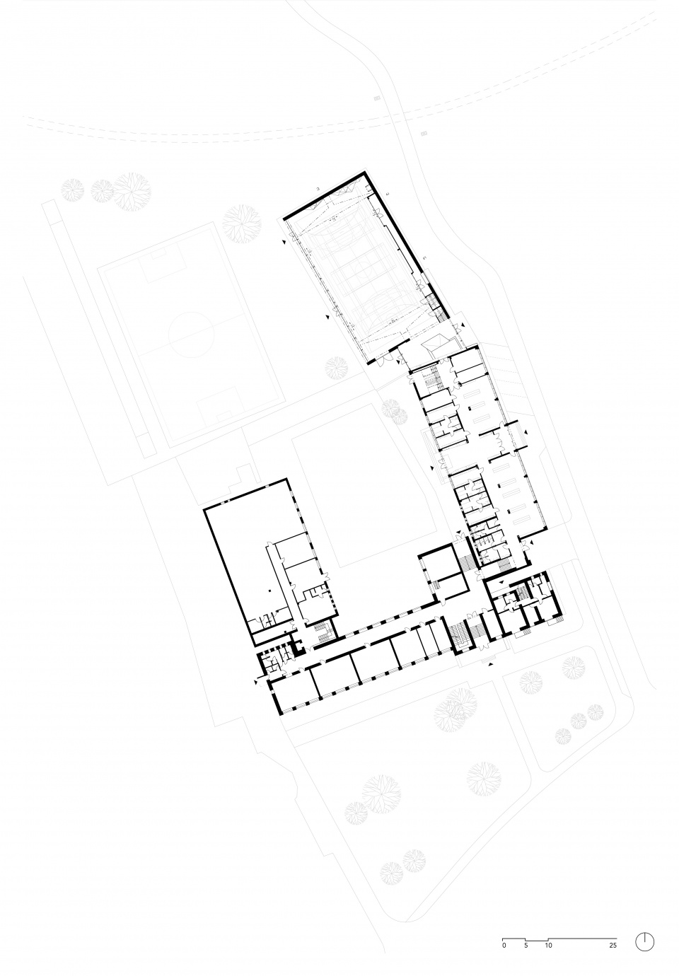 Hrozenkov Primary School Sports Hall by Consequence forma architects