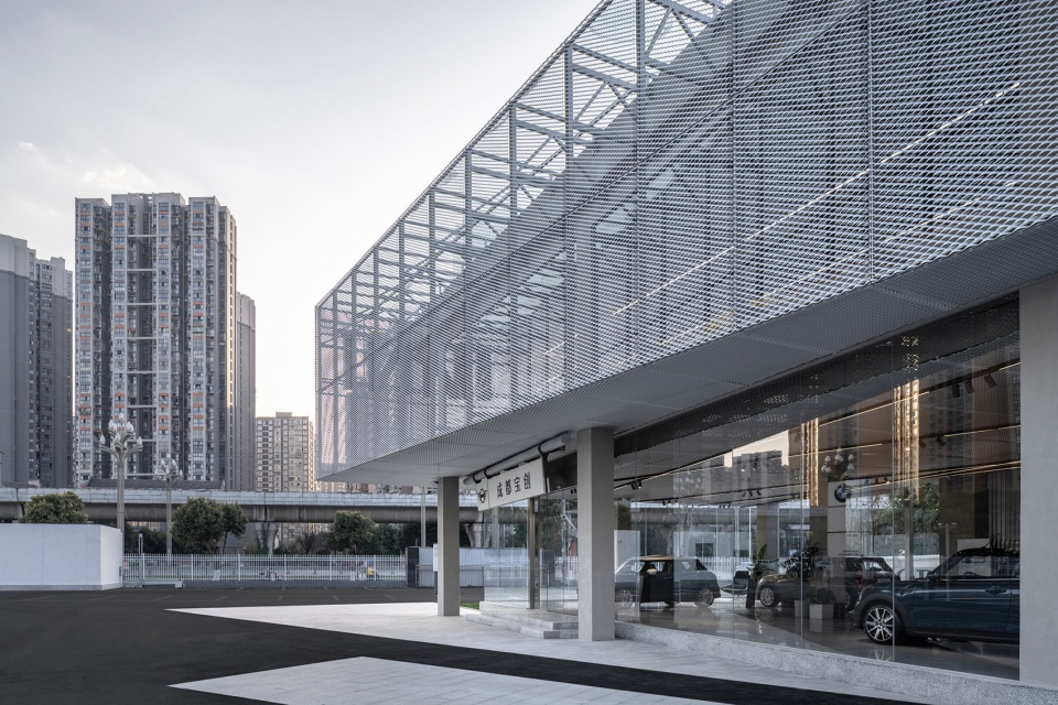 chengdu baochuang mini showroom complex china by archihope