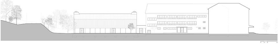 Hrozenkov Primary School Sports Hall by Consequence forma architects