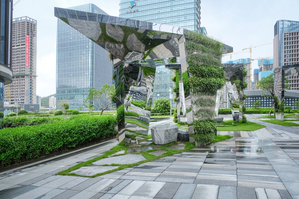 shenzhen shuibei jewelry art garden by loopstudio