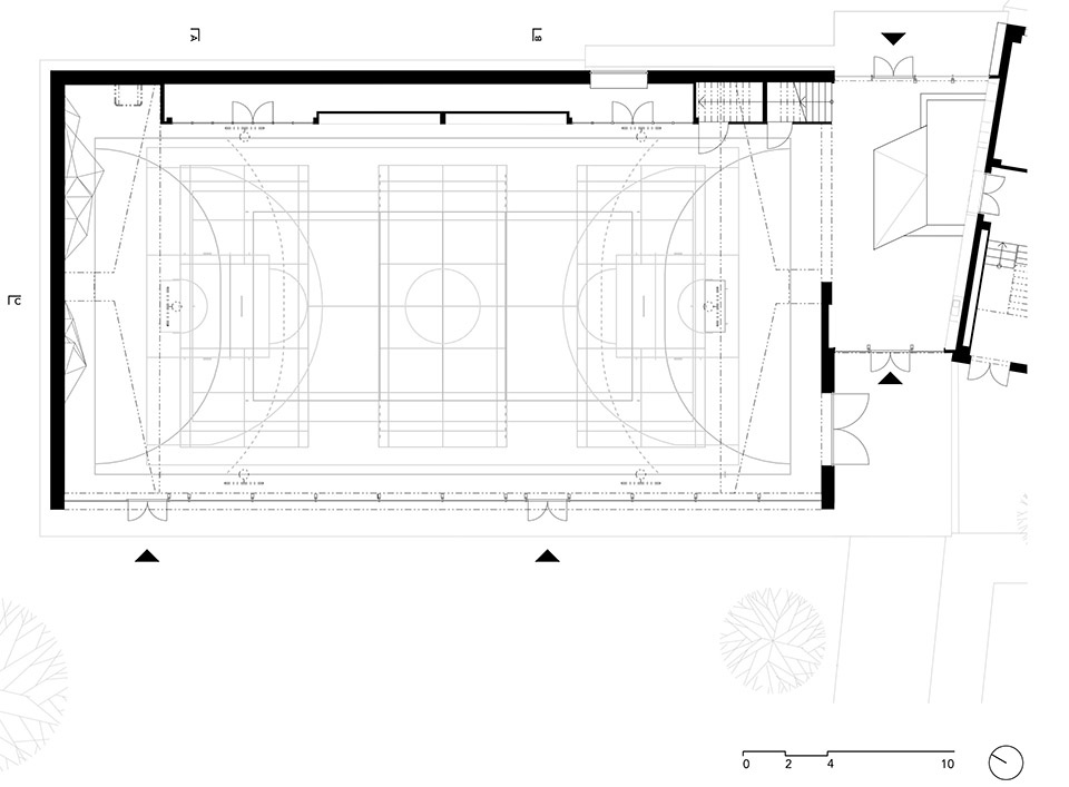 Hrozenkov Primary School Sports Hall by Consequence forma architects
