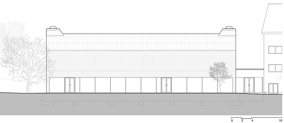 Hrozenkov Primary School Sports Hall by Consequence forma architects