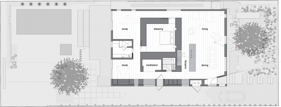 Centered Home by aalso architects HYCArch